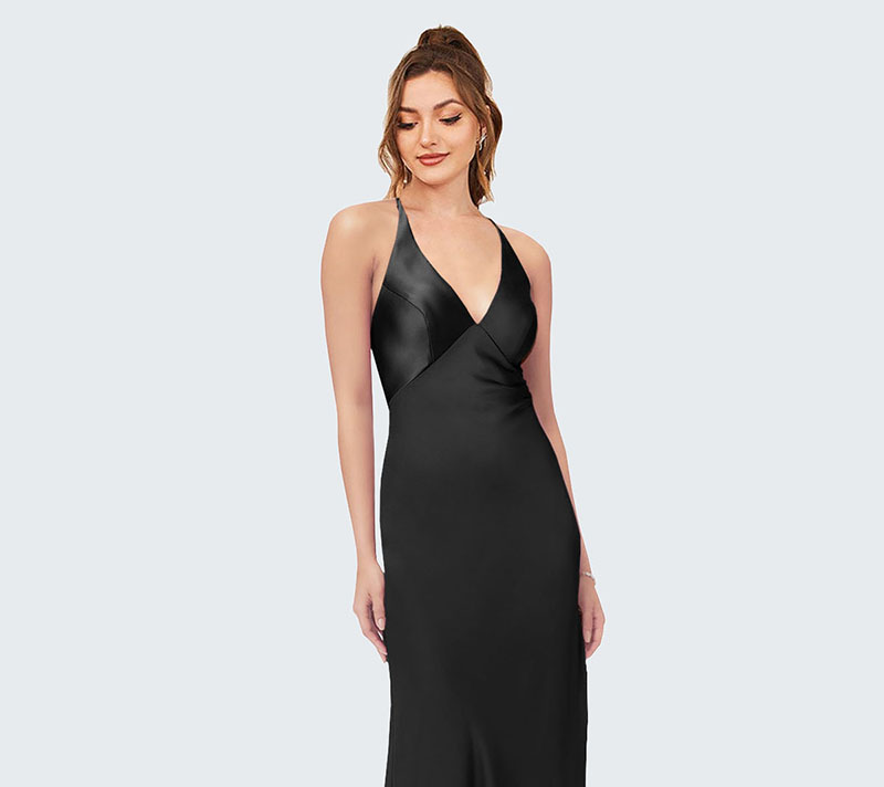 Online Silky Satin Formal Dresses Canada