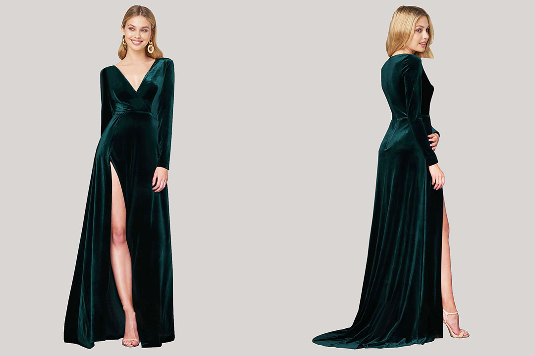 Online Formal Dresses Canada with Sleeves