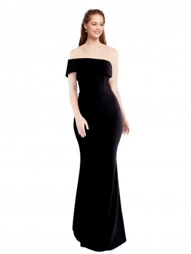 Online Stretch Crepe Keyhole Back Long One Shoulder Mermaid Formal Dress Canada