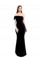 Stretch Crepe Keyhole Back Long One Shoulder Mermaid Formal Dress