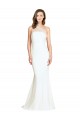 Stretch Crepe & Tulle Sweep Train One Shoulder Mermaid Formal Dress