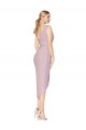 Chiffon V-Back Cocktail Length One Shoulder Mermaid High Low Formal Dress