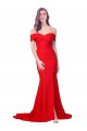 Stretch Crepe Long Sweetheart Mermaid Formal Dress