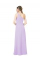 Chiffon Long One Shoulder Sheath Formal Dress