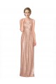 Sequin Long V-Neck Sheath Formal Dress